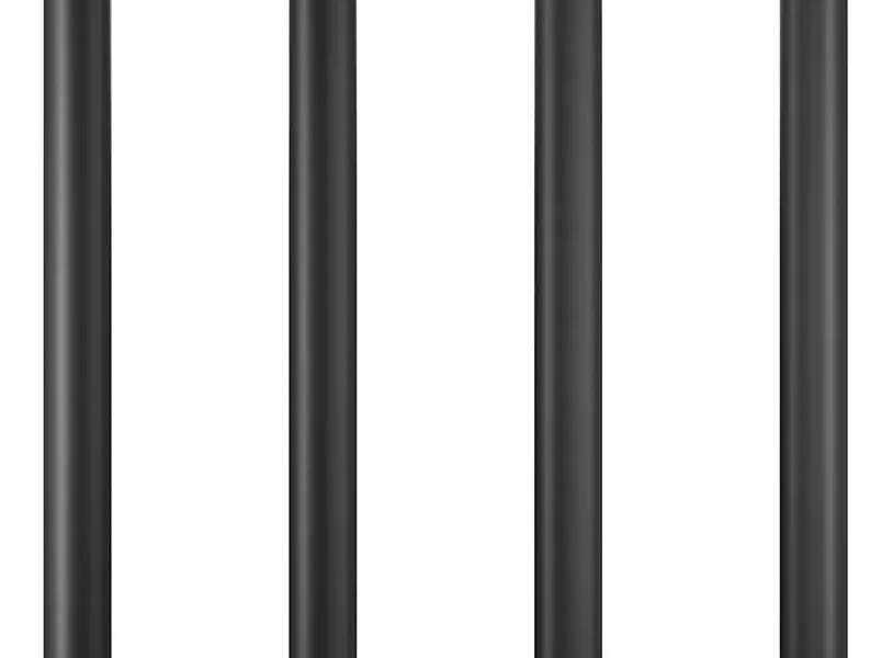 WilTec Pied de table V1 60 x 60 x 870 mm — lot de 4