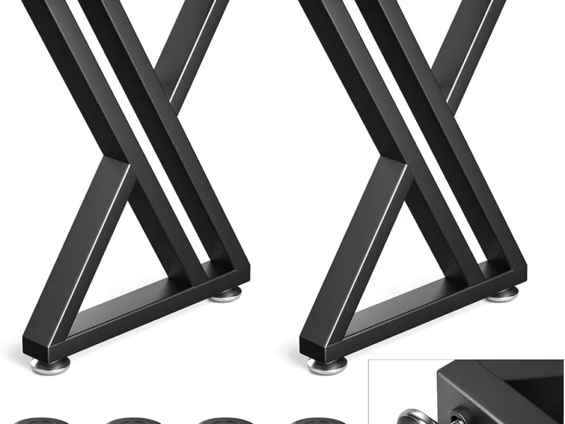 Pieds de table métal modèle Y, H 40 cm — lot de 2
