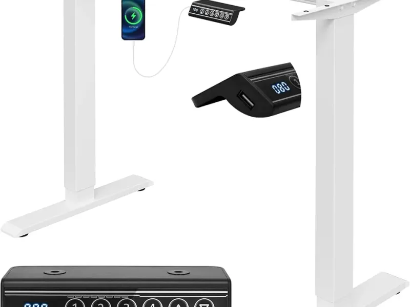 WOLTU Pied pour bureau assis-debout électrique