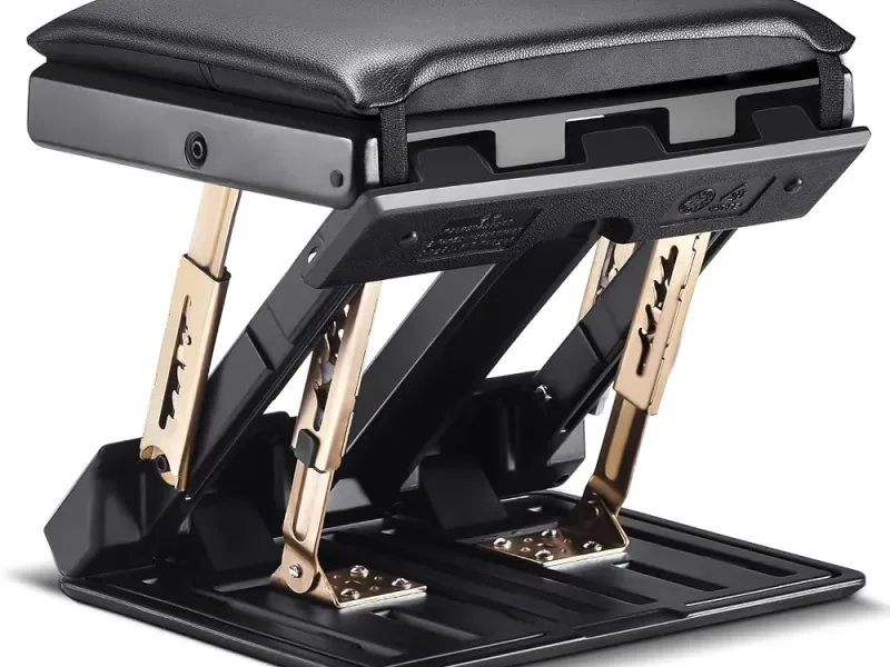Repose-pieds de bureau réglable, réglage au pied
