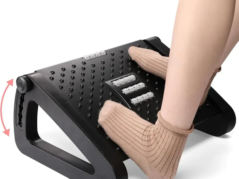 Repose-pieds de bureau massant, 6 réglages