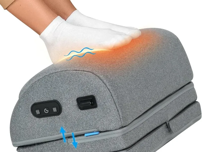 COMFIER Repose-pieds de bureau chauffant et massant